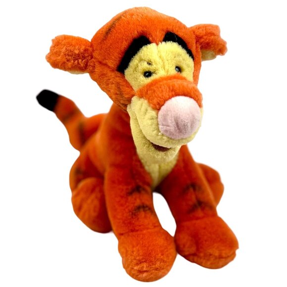 Disney Other - Disney Tigger Plush 9" Disneyland Beanbag Stuffed Soft Toy Older Tag